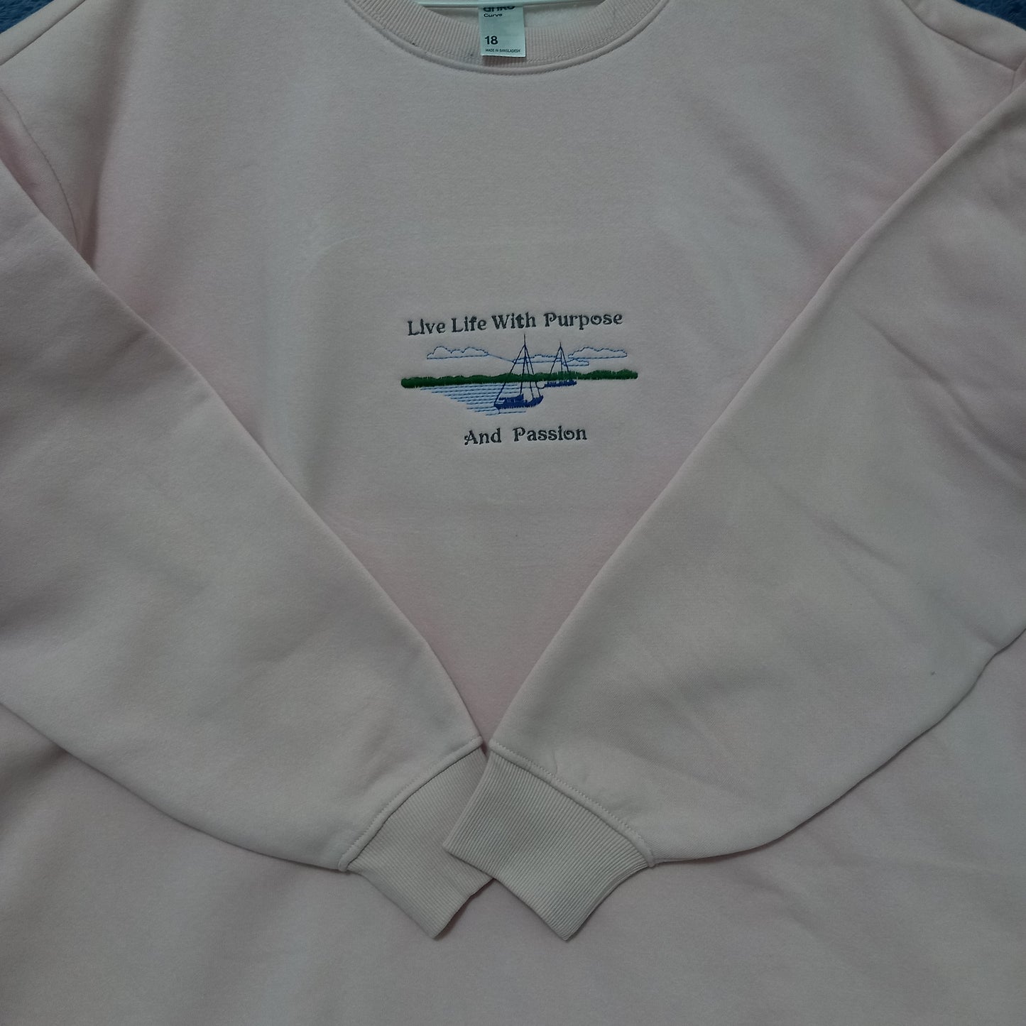 Long Sleeve Embroidered Top